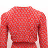 MAJE V-Ausschnitt Muster Langkleid + Top Set kk22440637 145878219 [P]