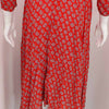MAJE V-Ausschnitt Muster Langkleid + Top Set kk22440637 145878219 [P]