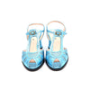 FENDI メタリックブルーストラップサンダル62639806 153786409 [P]