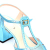 FENDI メタリックブルーストラップサンダル62639806 153786409 [P]
