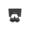 CHANEL Damen Sandalen aus Lammleder mit Kamellienriemen G37117 160695269 [P]