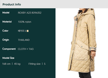 BURBERRY 24FW (ROXBY A23 8096352) Damen ROXBY Mantel 115732847