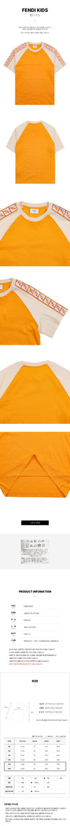 FENDI FF Amrogo Baumwoll-T-Shirt (Erwachsene geeignet) JMI425 7AJ F0TX8 59658440 [P]