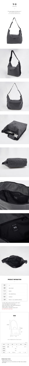 Y-3 GRANIT FW25 Herren Schultertasche groß 147406479 [P]