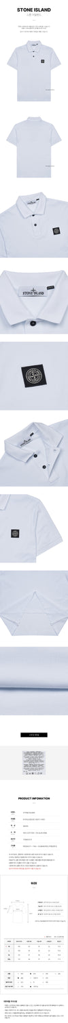 STONE ISLAND Polo-Shirt mit Patch-Logo für Herren 128305608 [P]