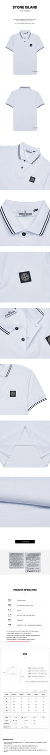 STONE ISLAND Polo-Shirt mit Logo-Patch 128933032 [P]