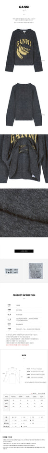 Ganni Banana Graphic Knit 143665778 [P]