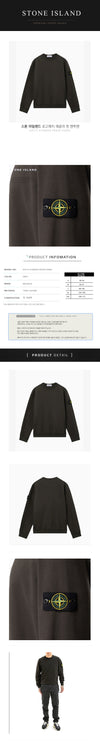Stone Island Logo Patch Regular Fit Sweatshirt K2S15 6100028 S0A20 V0062 145698116 [P]