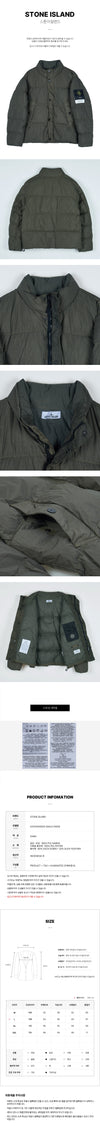 STONE ISLAND K2S154100010 S0A23 V0054 FW25 Männer Krinkl Rex Daunenjacke 148395154 [P]