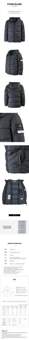 STONE ISLAND FW25 メンズ クランクル レックス フーデッド パディング 142084264 [P]