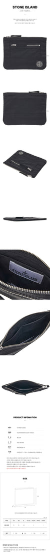 STONE ISLAND K2S159500004 S0251 V0029 FW25 Herren Logo-Patch Reißverschluss Tasche 142084170 [P]