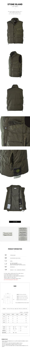 Stone Island Men's Crinkle Reps Padded Vest 142084266 [P]