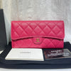 CHANEL Caviar Classic Long Wallet 31 Series 147255904 [P]