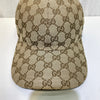 GUCCI Jagd-Doppel-Web-Kappe M 200035 147730200 [P]