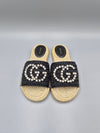 Gucci Interlocking G Espadrille Rafia Sandals 780589 158495078 [P]
