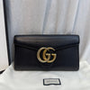 GUCCI 400586 GG Marmont schwarze Brieftasche 160215311 [P]