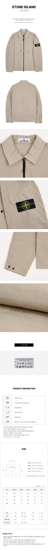 Stone Island Pocket Zip-Up Overshirt 154662629 [P]