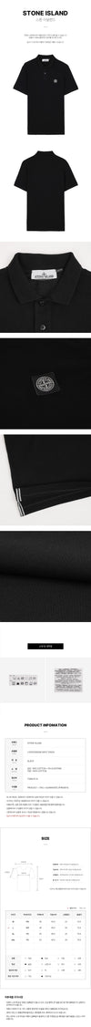 STONE ISLAND Polo-Shirt mit Logo-Patch 153373288 [P]