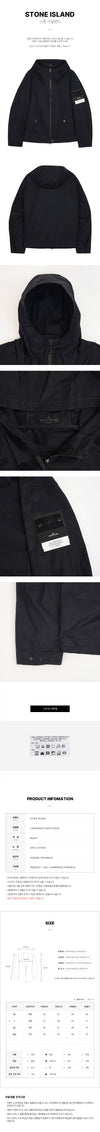 Stone Island Men's Windproof Hooded Jacket 154072701 [P]