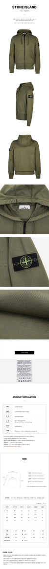 STONE ISLAND 男性用レギュラーフィットフーディージャケット 156794721 [P]