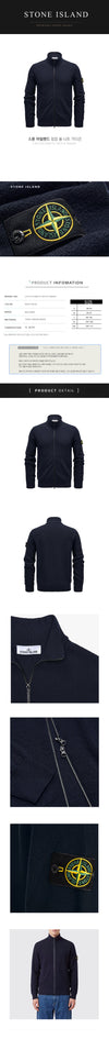 Stone Island 26FW Zip-Up Wool Knit Cardigan 161066802 [P]