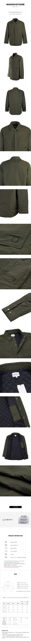 Maison Kitsune Men's Bold Fox Head Patch Padded Over 73538938 [P]