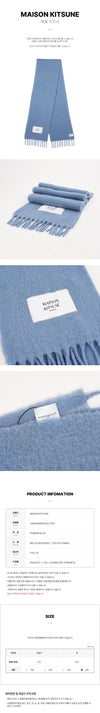 Maison Kitsune Alpaca Scarf 148395218 [P]