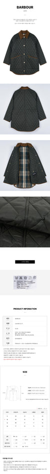 Barbour LQU1853 OL71 FW25 Women's Ridesdale Quilted Jacket 147312236 [P]