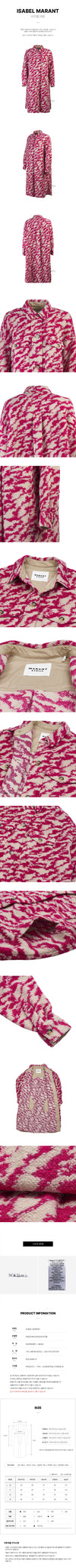 ISABEL MARANT Faux-Fell Zebra Mantel 114332221 [P]