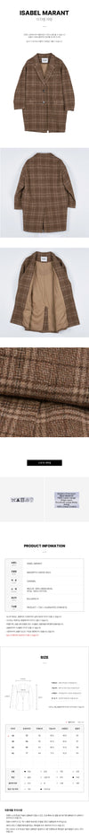 ISABEL MARANT Limaza Mantel für Damen 50CA FW25 147406574 [P]