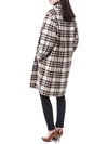 Isabel Marant Check Volume Wool Long Coat 150657987 [P]
