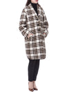 Isabel Marant Check Volume Wool Long Coat 150657987 [P]