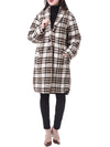 Isabel Marant Check Volume Wool Long Coat 150657987 [P]