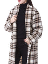 Isabel Marant Check Volume Wool Long Coat 150657987 [P]