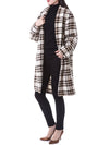 Isabel Marant Check Volume Wool Long Coat 150657987 [P]