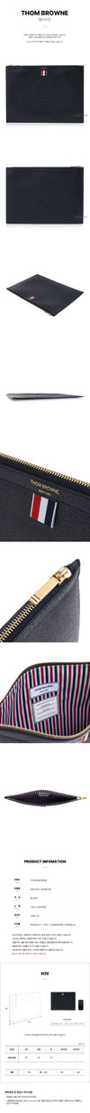 Thom Browne Men's Pebble Grain Clutch Bag 143665600 [P]