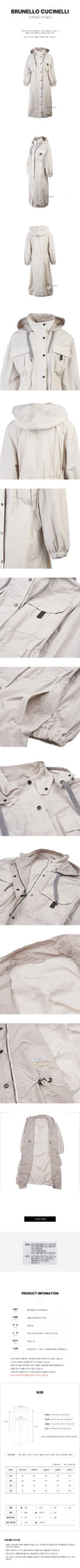 BRUNELLO CUCINELLI Damen Langjacke MB5749630P C1709 35801546 [P]