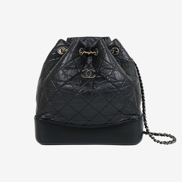 CHANEL Gabrielle Small Backpack Black 3PRZEBF3 162888338 [P]