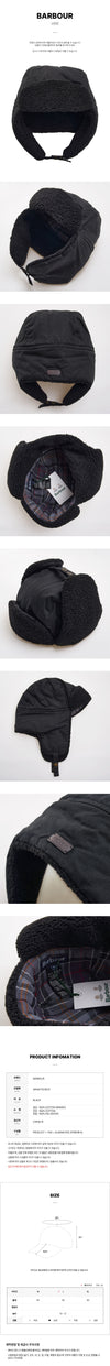 Barbour Men's Morlar Waxed Trapper Hat 147312281 [P]