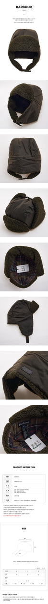 Barbour Men's Morar Wax Trapper Hat 147312283 [P]