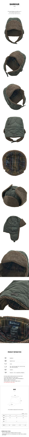 BARBOUR Sandbeach Trapper Hat OL31 FW24 121837652 [P]