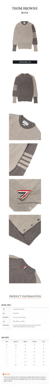 THOM BROWNE カラーブロックカシミアニット 59652893 [P]