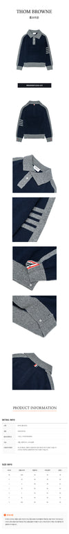 THOM BROWNE 4-Bart Wolle Pullover MKA468AY1026-415 59652892 [P]
