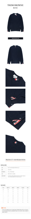 Thom Browne Wool Knit Top with RWB Details MKA474AY1014-415 59652885 [P]