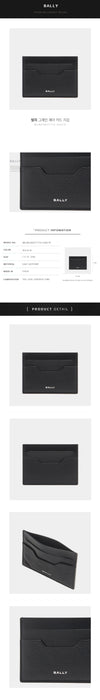 Bally Grain Leather Card Wallet U901P MLB03NVT710 150697656 [P]