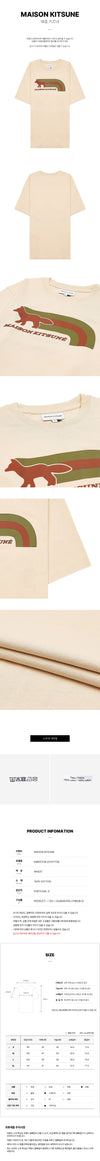 Maison Kitsune Men's Flash Fox Comfort T-Shirt 78823374 [P]