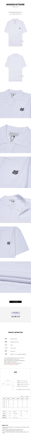 MAISON KITSUNE ボールドフォックスパッチTシャツ 126653228 [P]