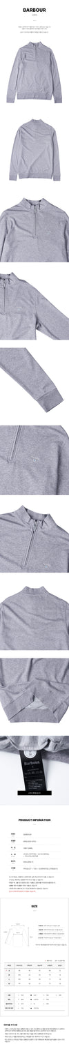 Barbour Men's Embroidered Logo Half-Zip Sweatshirt MOL0204 GY52 48583249 [P]