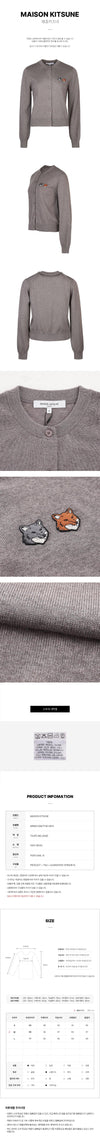 MAISON KITSUNE Doppel-Fox Cardigan für Damen 162371092 [P]