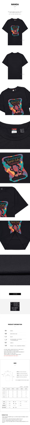 Other Brand N2500 1M102 C BLK SS25 Men's Hybrid T-Shirt 137992962 [P]